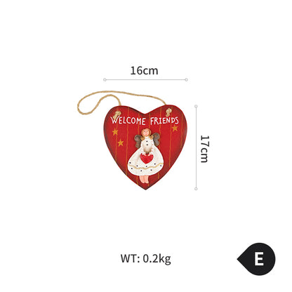 Ornamenti natalizi in legno