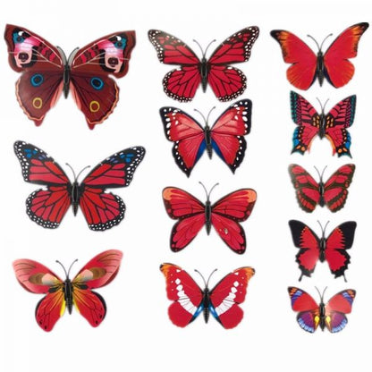 Adesivi farfalle 3D