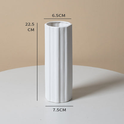 Vaso ceramica a righe