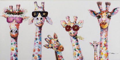 Quadro giraffa astratta