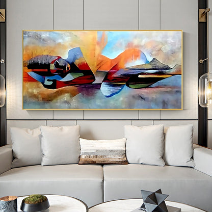 Quadro astratto geometrico