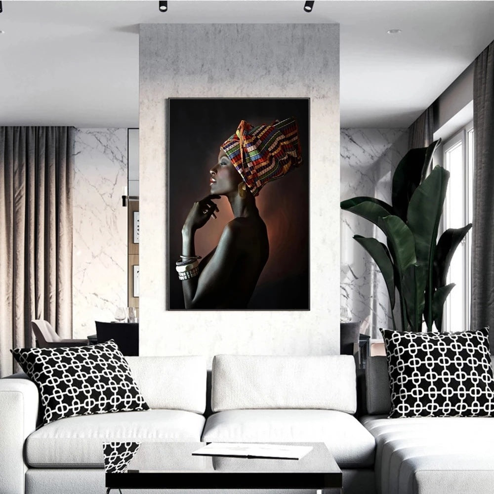 Quadro Donna con Gioielli