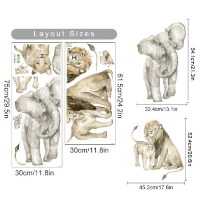 Sticker Animali Tropicali