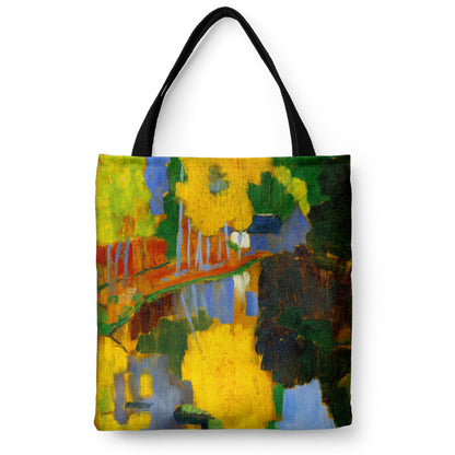 Borsa tela ninfee