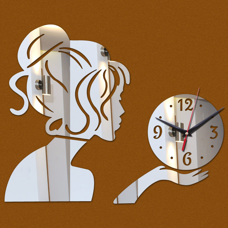 Orologio da parete Donna con orologio