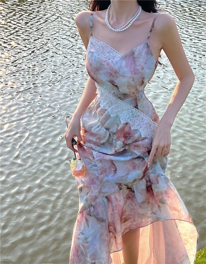 Vestito estivo pizzo floreale