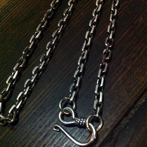 Collana argento stile tatuaggio