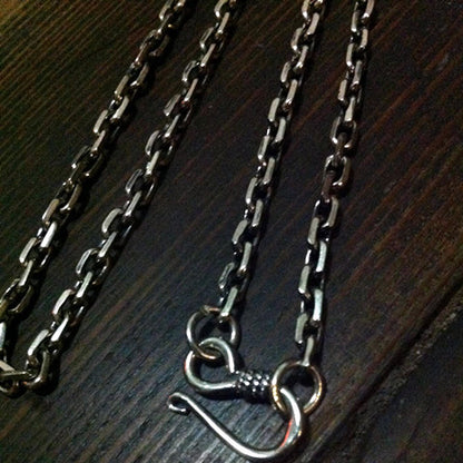 Collana argento stile tatuaggio