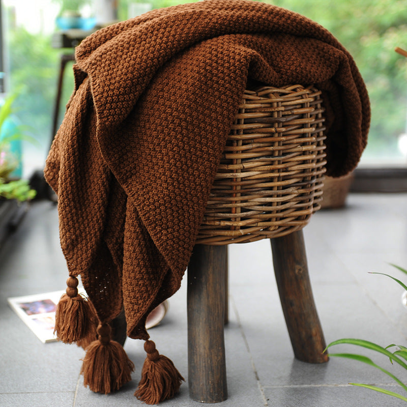 Coperta lana tricot