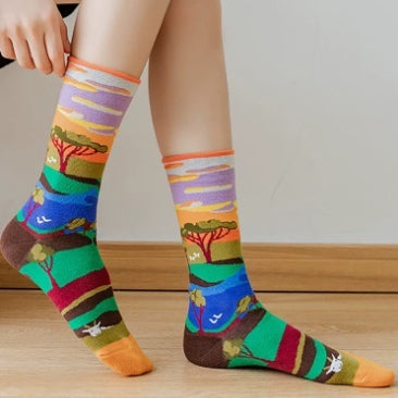 Calzini Donna Acquerello Casual