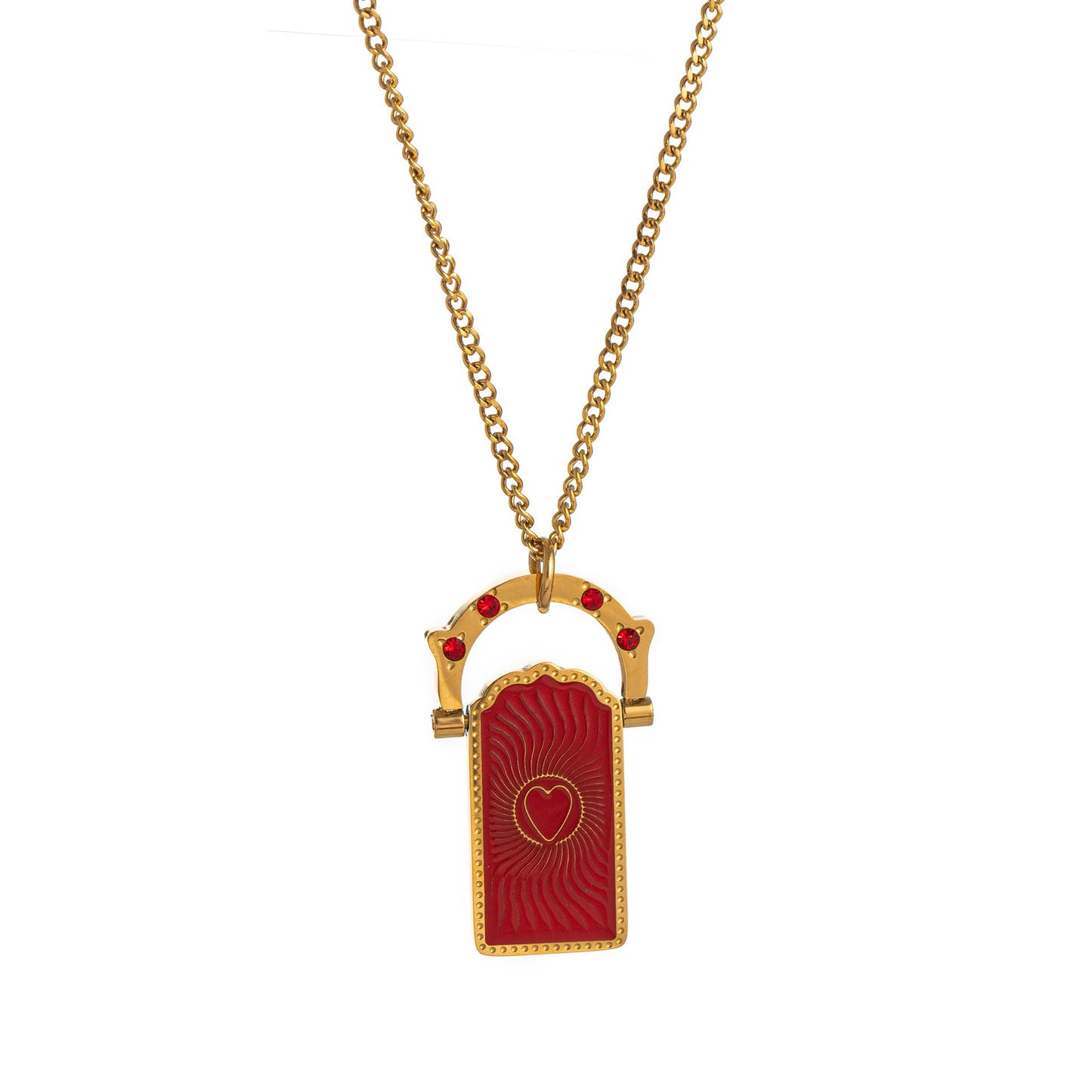 Collana tarocco titanio d'epoca