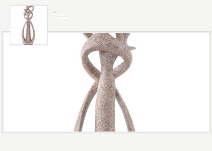 Ornamento resina astratto