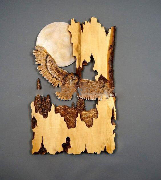 Quadro legno animale