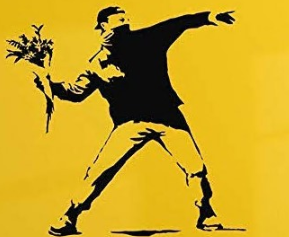 Adesivo Murale Ragazzo Fiori