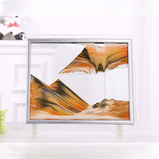Quadro su tela Montagne sabbiose con uccello