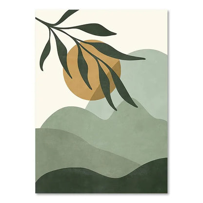 Quadro piante verdi