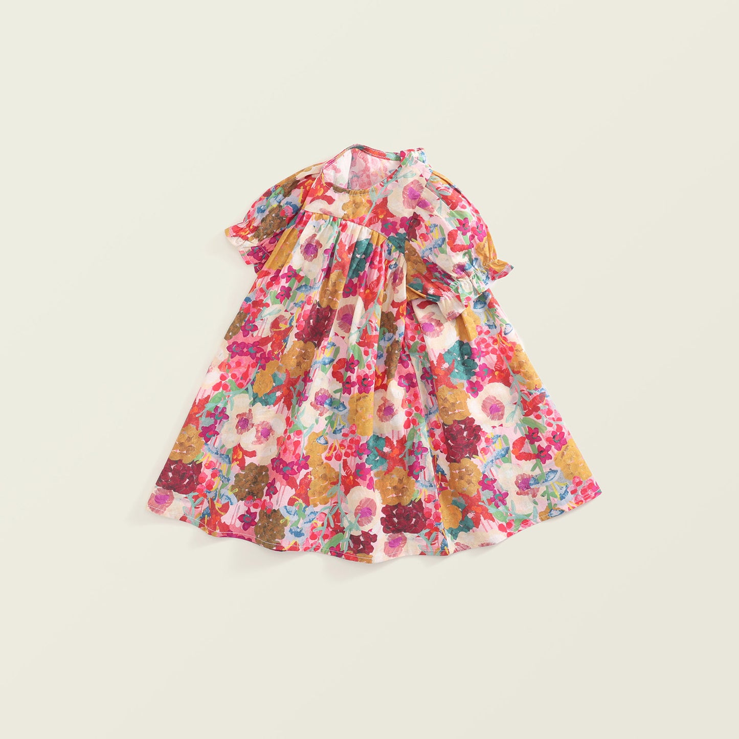 Abito Donna Fiori Balze