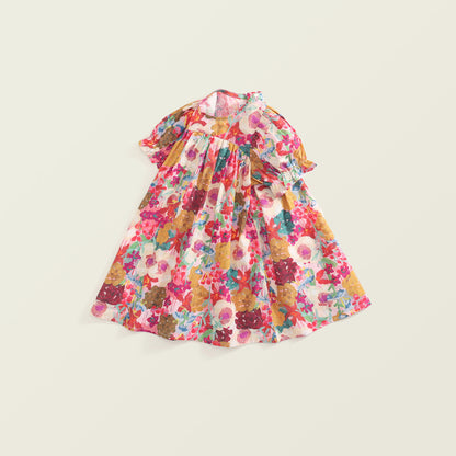 Abito Donna Fiori Balze