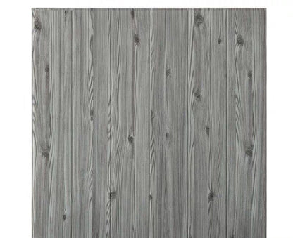 Adesivo Murale Legno 3D