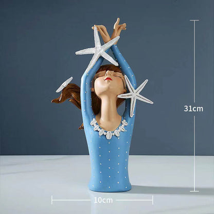 Figura Ragazza con Bouquet