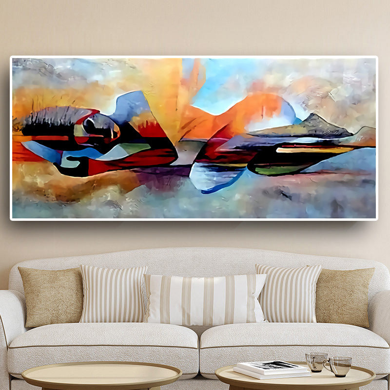 Quadro Buddha geometrico