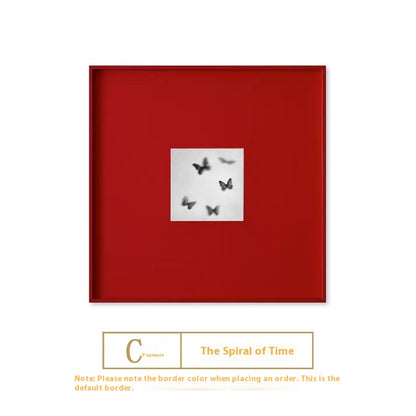 Quadro minimalista rosso