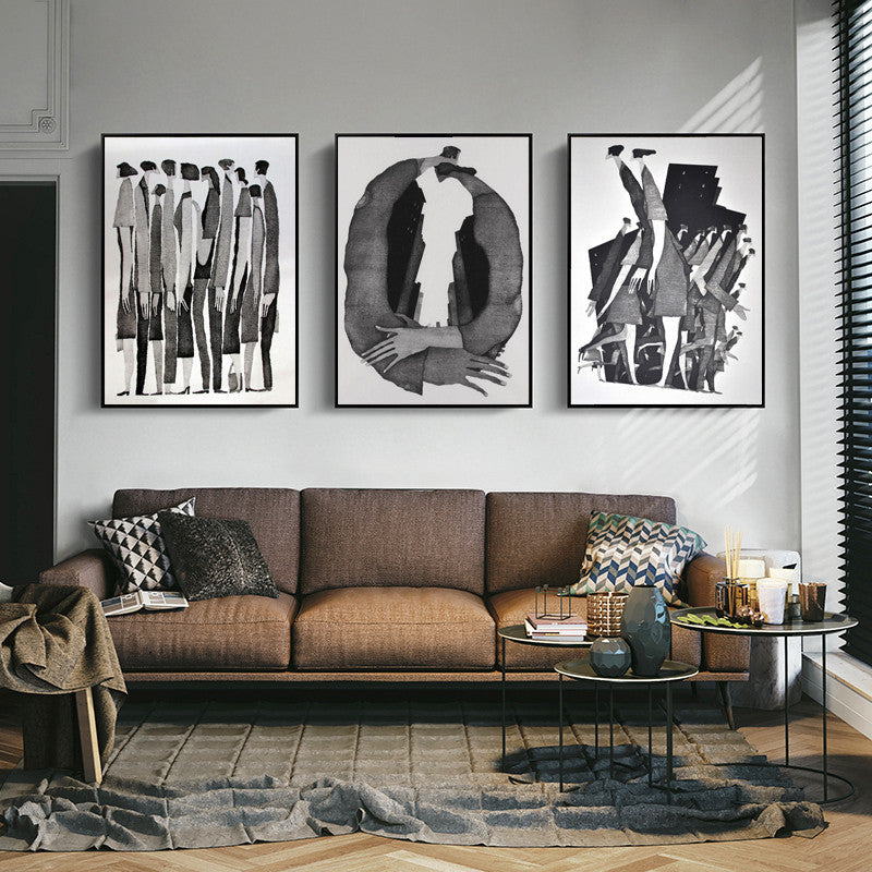 Quadro linee geometriche