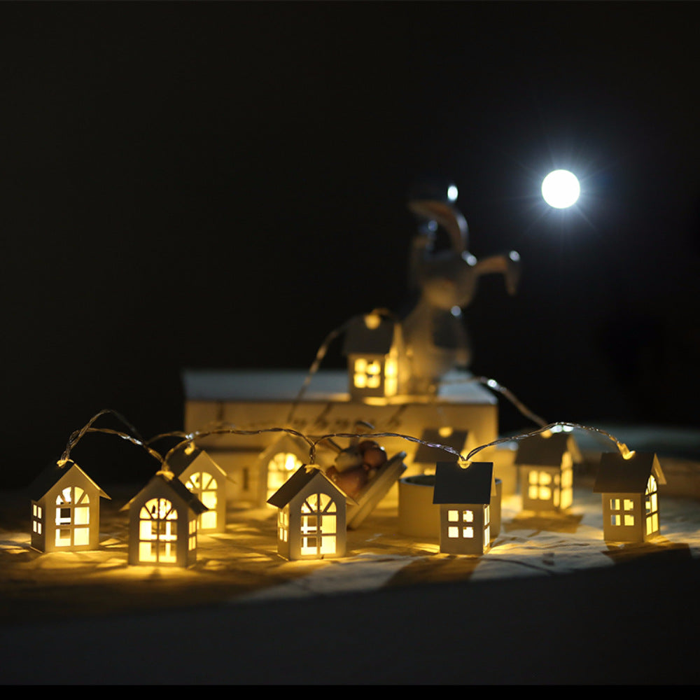 Catena luci casette