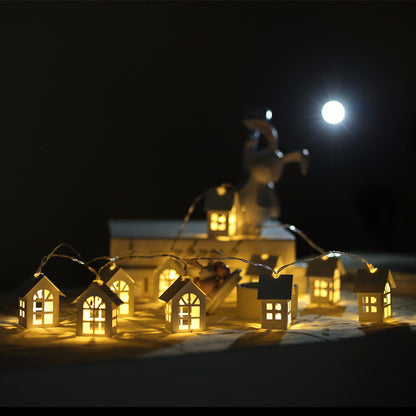 Catena luci casette