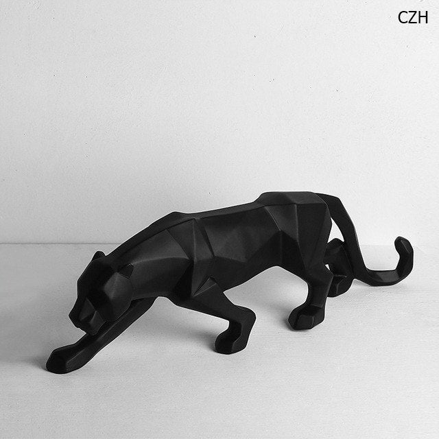 Scultura pantera nera