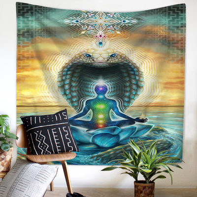 Arazzo loto meditazione