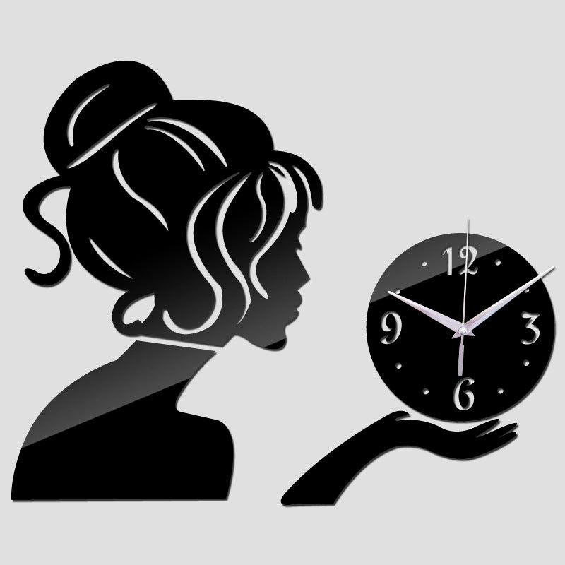Orologio da parete Donna con orologio