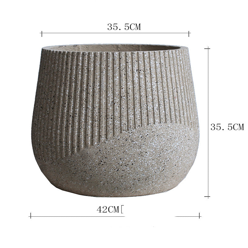 Vaso in cemento per piante