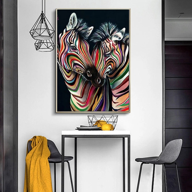 Tela astratta zebra