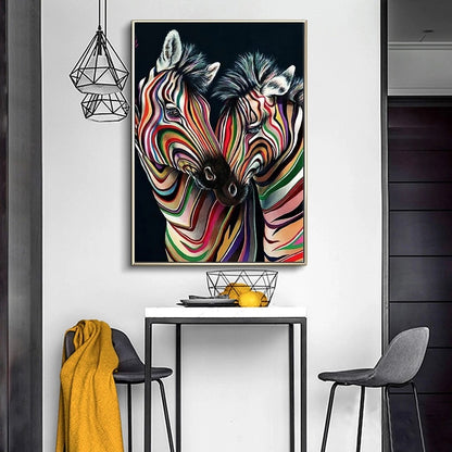 Tela astratta zebra