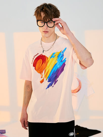T-shirt Pagliaccio Arcobaleno Graffiti