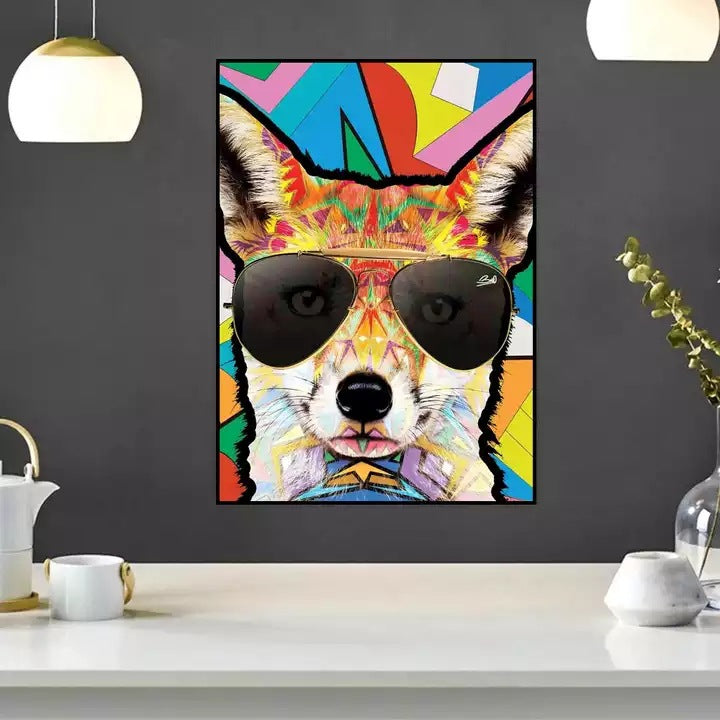 Poster graffiti animali