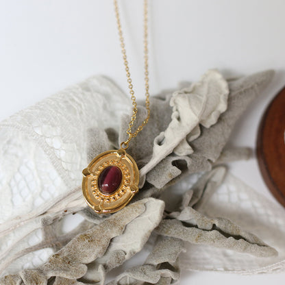 Collana barocco opaline viola