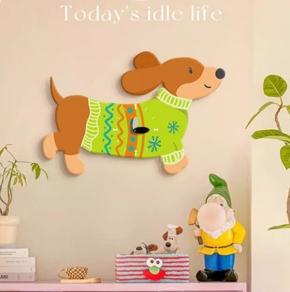 Orologio da parete cane bassotto