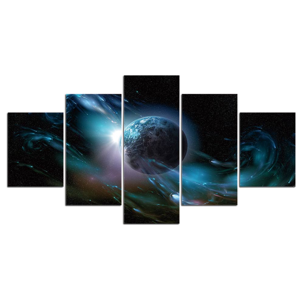 Adesivo murale Pianeti e nebulosa cosmica