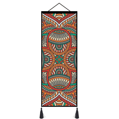 Quadro su tela Mandala indiani colorati