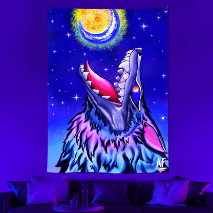 Arazzo Neon Animali