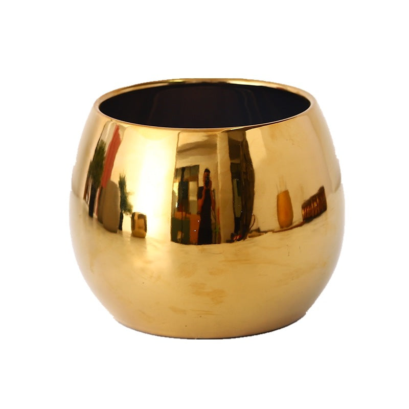 Vaso in ceramica cromato
