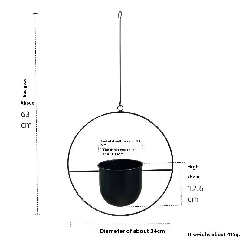 Vaso ferro portapiante