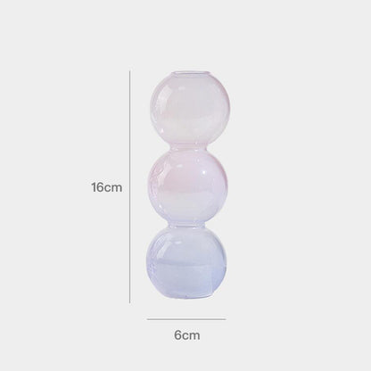 Vaso vetro bolle
