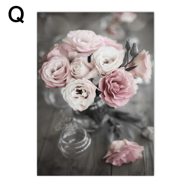 Quadro peonie Torre Eiffel