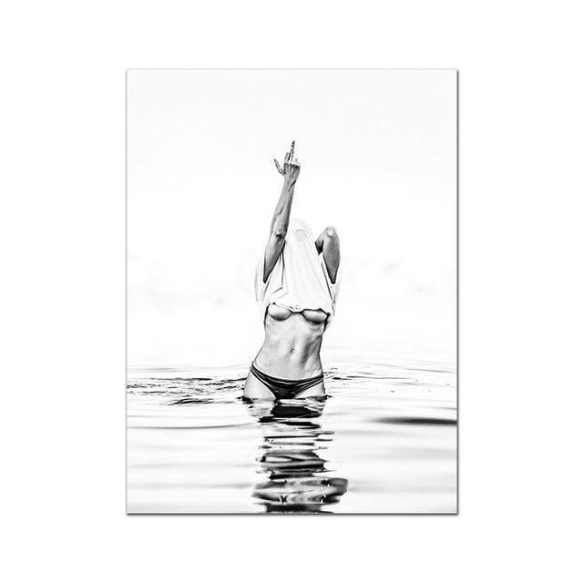 Poster bagno stile Nordic