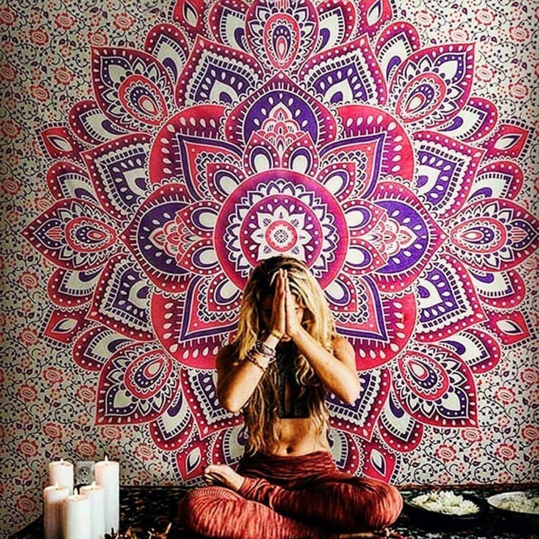 Tessuto murale mandala