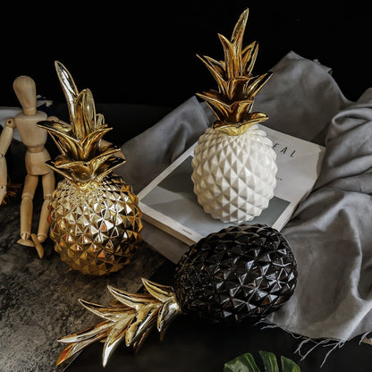 Ananas decorativo in ceramica