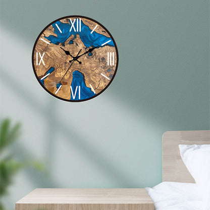 Orologio da parete Texture legno naturale